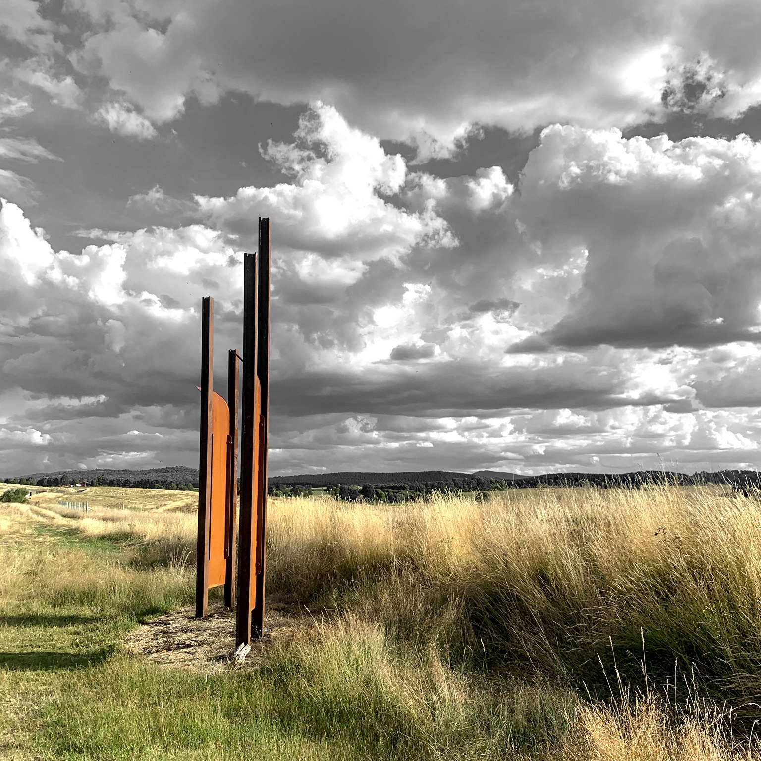 Rail Trail afternoon sky