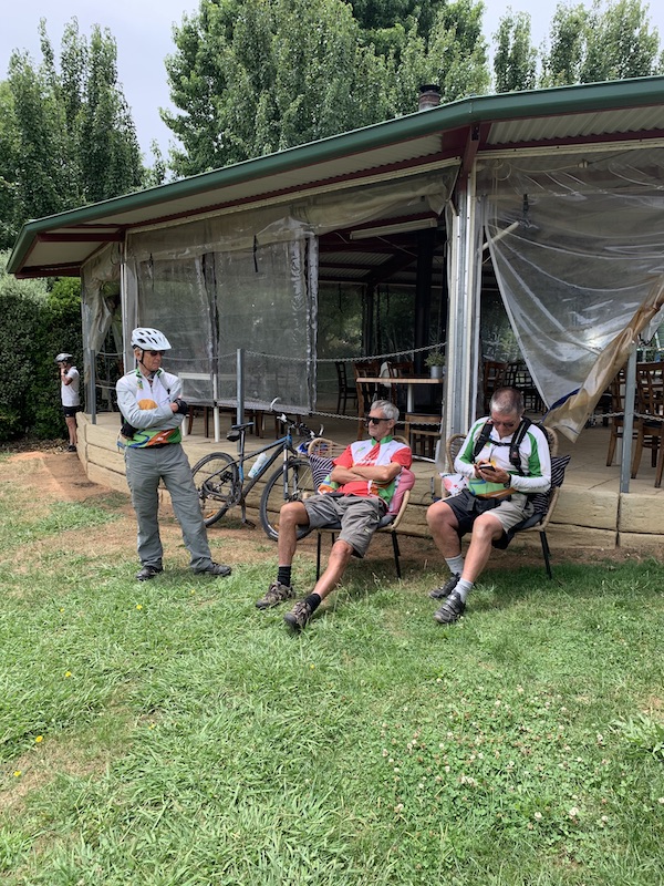 Relaxing at Gone Barny