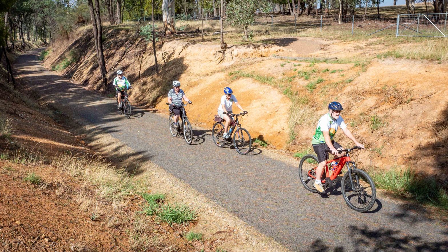 Riding the rail trail