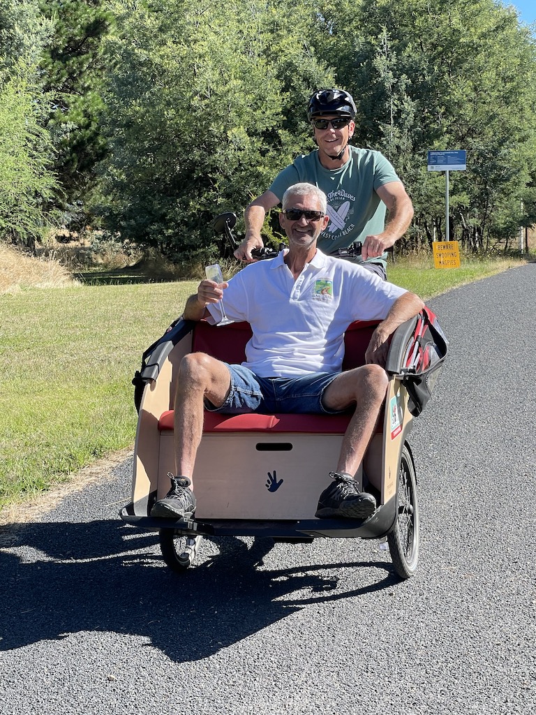 The triobike had a run too